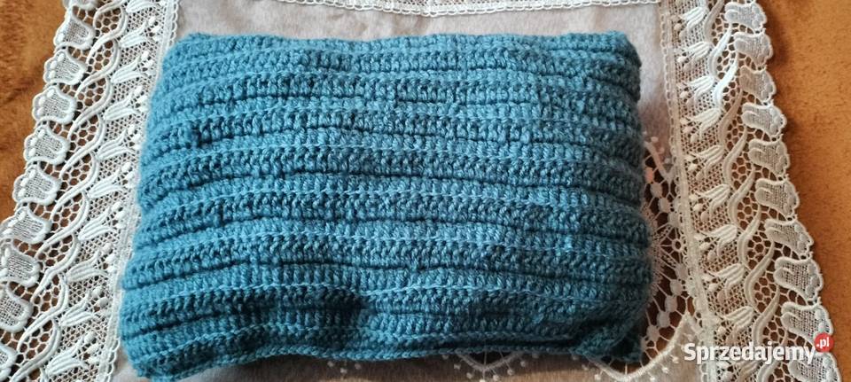 Poduszka zrobiona na szydełku śląskie Częstochowa