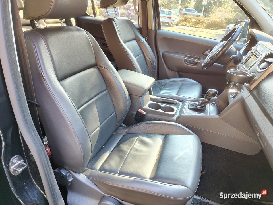 VW Amarok DSG 4x4 Salon super stan ZAMIANA czarny Volkswagen wielkopolskie Mosina