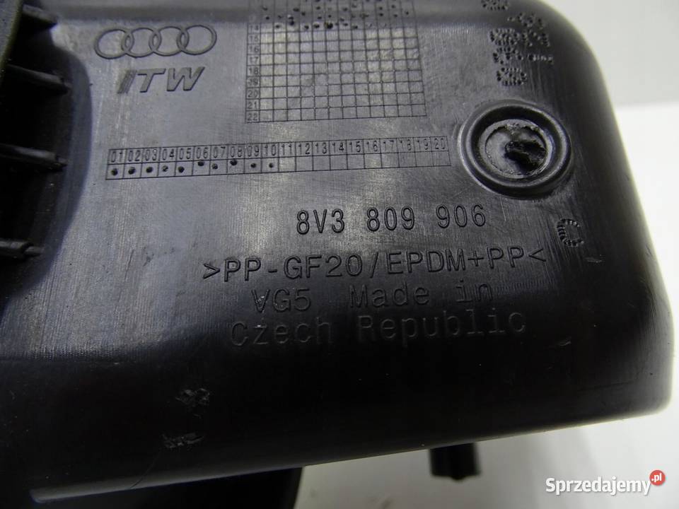 KLAPKA WLEWU PALIWA AUDI A3 8V 3D LY9K 8V3809906 małopolskie sprzedam