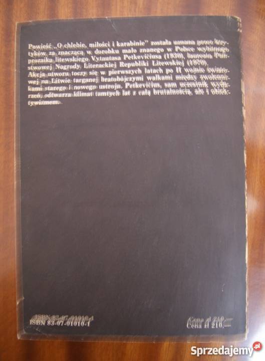 Vytautas Petkevićius O chlebie miłości i Parczew