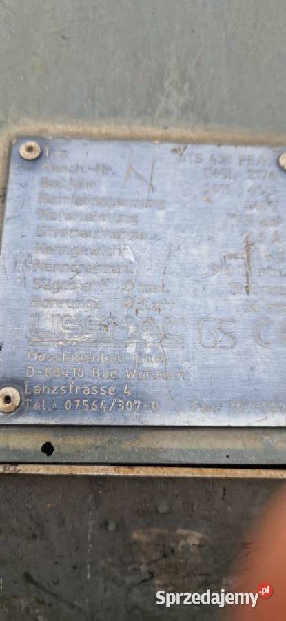 Piła do Porothermu Silikatów lismag 900 mm cegły Namysłów