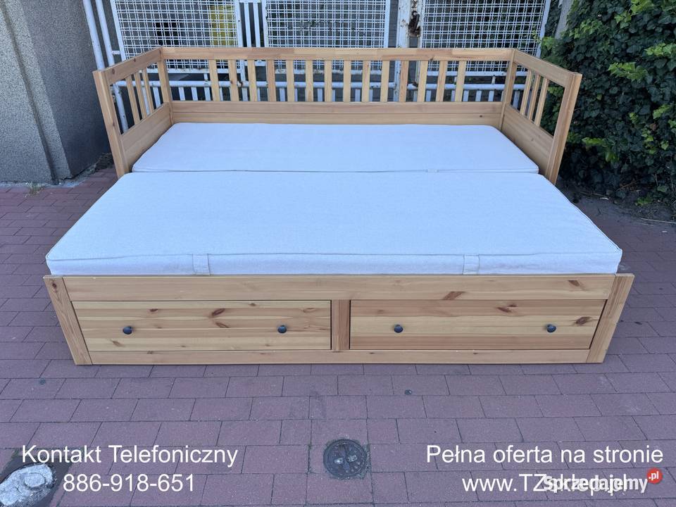 Łóżko leżanka IKEA HEMNES Lite drzewo Sosna 2 Rybnik sprzedam