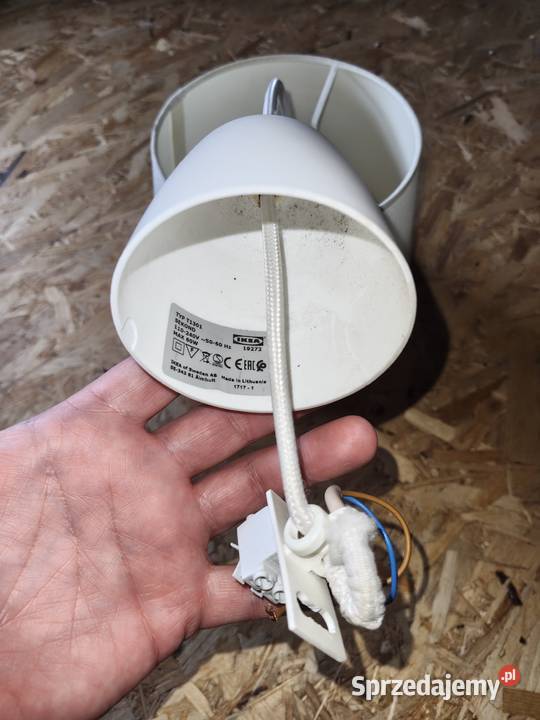 Lampa wisząca biała uniwersalna IKEA Mikołów sprzedam