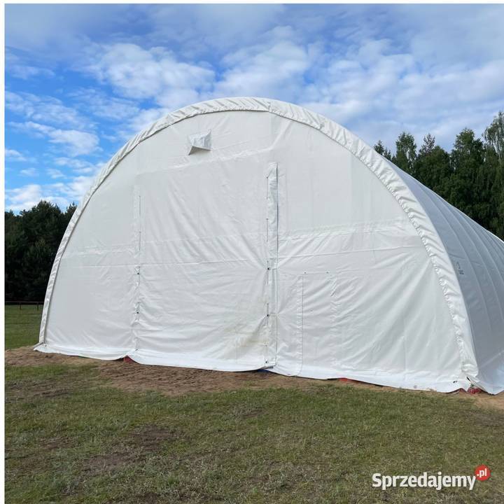 Hala namiotowa łukowa 122x18m PVC 750gm Wrocław