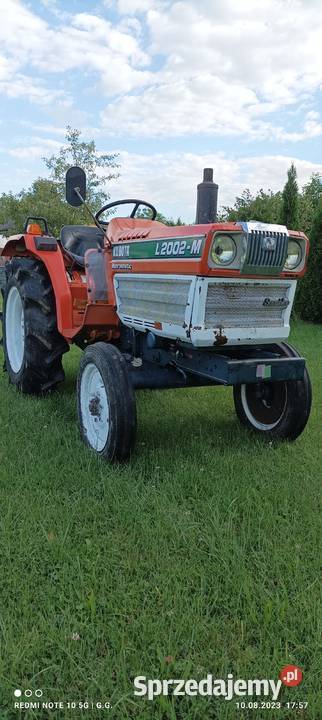Sprzedam Traktor Kubota L 2002M moc 20 Ciągniki mazowieckie Łubno sprzedam