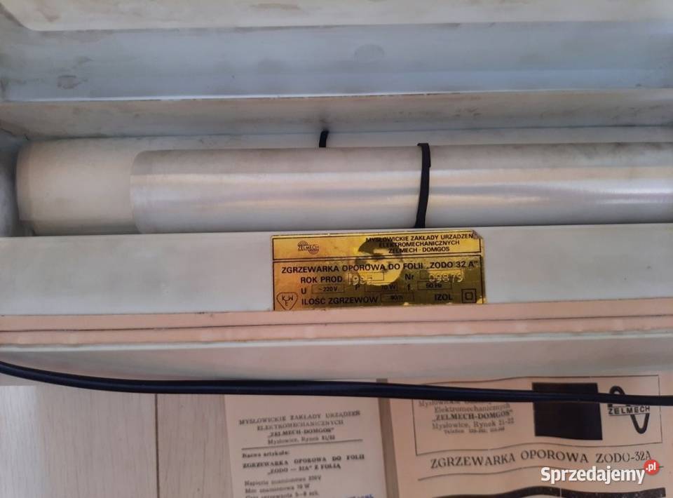 Zgrzewarka do folii PRL ZELMECH Pozostałe śląskie Będzin