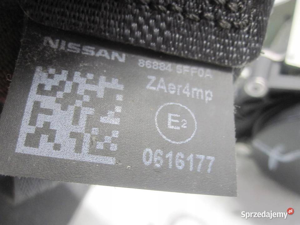 NISSAN MICRA V K14 19r pas bezpieczeństwa prawy