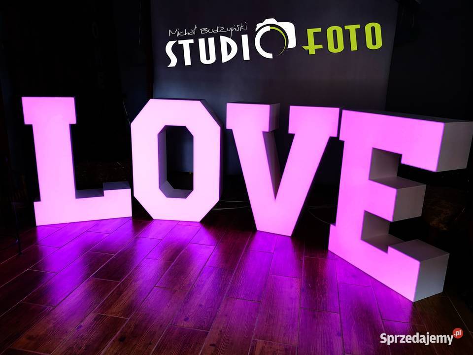 STUDIOFOTO Fotografia Ślubna Fotobudka Napis Działdowo