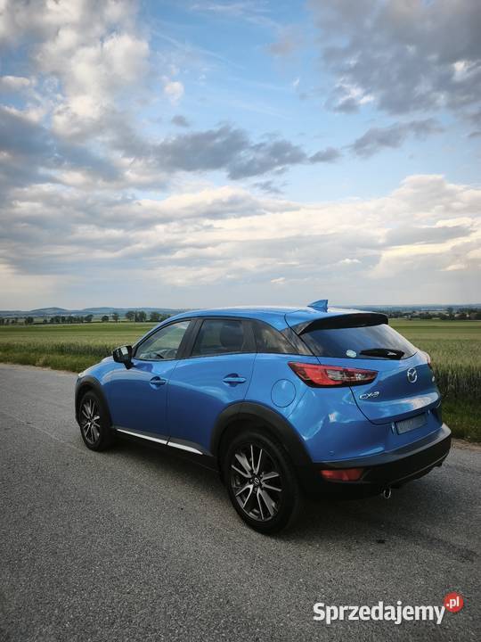 Mazda cx3 15d 105 bogata wersja ledy zamiana Rok produkcji 2016 Ząbkowice Śląskie