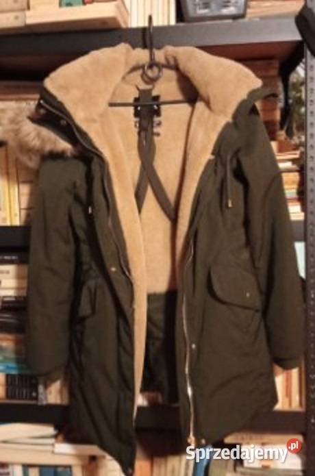 Kurtka parka ZARA odzież damska XS zima łódzkie Łódź sprzedam