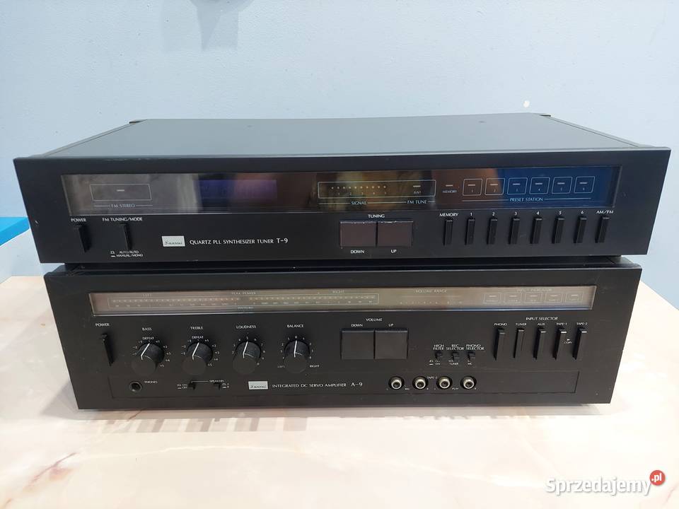 Sansui Integrated Amplifier A-9 i AM/FM Stereo Tuner T-9