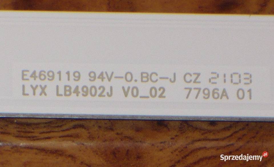 Listwy LED LYX LB4902J V002 nowe TV Sony Sony lubelskie Lublin