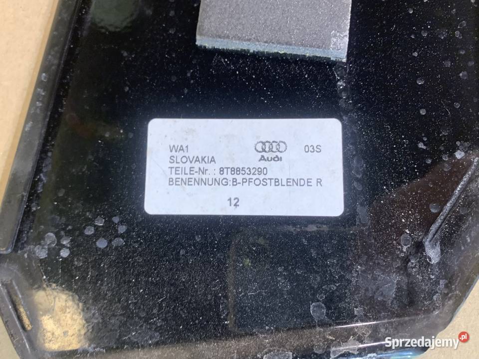 8T8853290 osłona słupka audi a5 8t lift Części montażowe Części samochodowe Szczecin