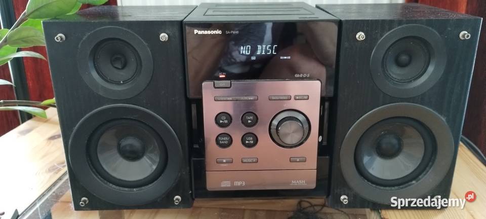Wieża Panasonic PM44 CD radio magnetofon sprawna