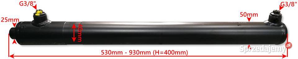 SIŁOWNIK HYDRAULICZNY SMTG 40x25 SKOK 400 2STR kujawsko-pomorskie Solec Kujawski sprzedam