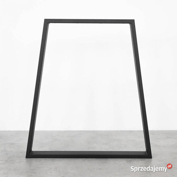 Noga do stołu metalowa TRAPEZ BASIC 65x71 CZARNA 71cm Nogi i nóżki sprzedam