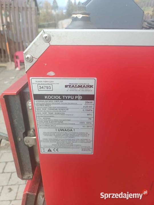 Kocioł centralnego ogrzewania Stalmark 25kW Kotły i Piece CO Ustroń