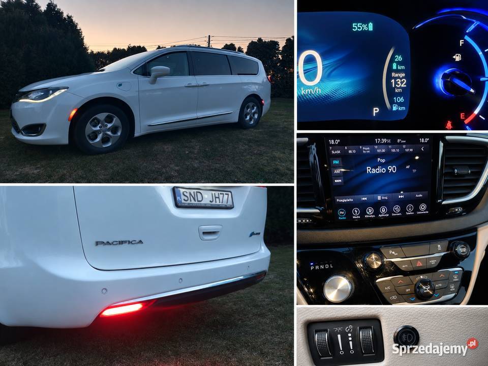 Chrysler Pacifica PHEV 36 100 Bezwypadkowy hybryda Pacifica Katowice