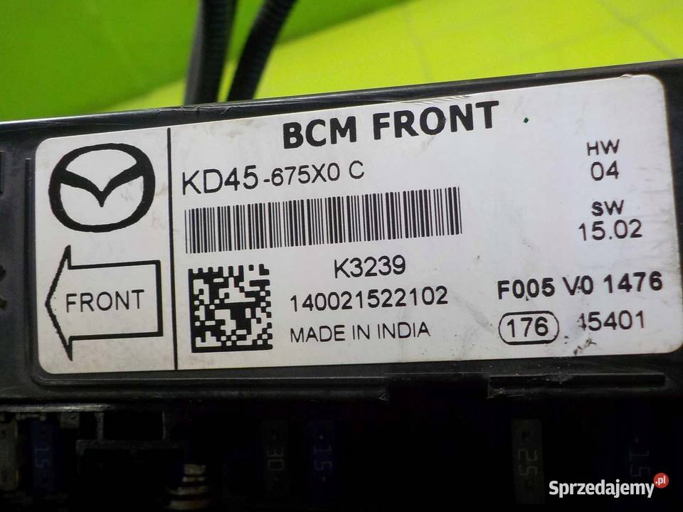 MAZDA 6 GJ III 20 B 14r skrzynka bezpiecznikow mazowieckie