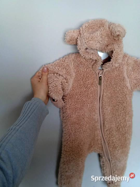 Kombinezon niemowlęcy dziewczynki pudrowy róż H&M Wrocław