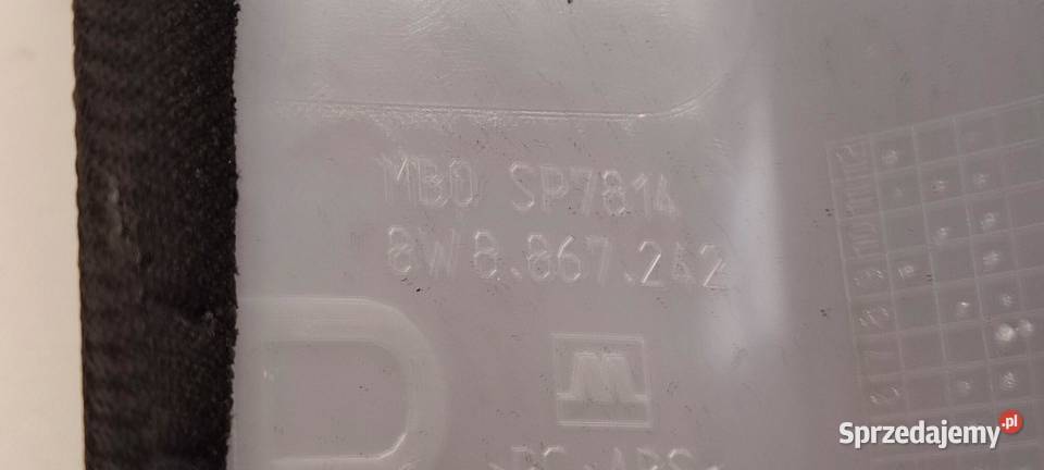 AUDI A5 8W OSŁONA SŁUPKA PRAWA 8W8867242 osobowe