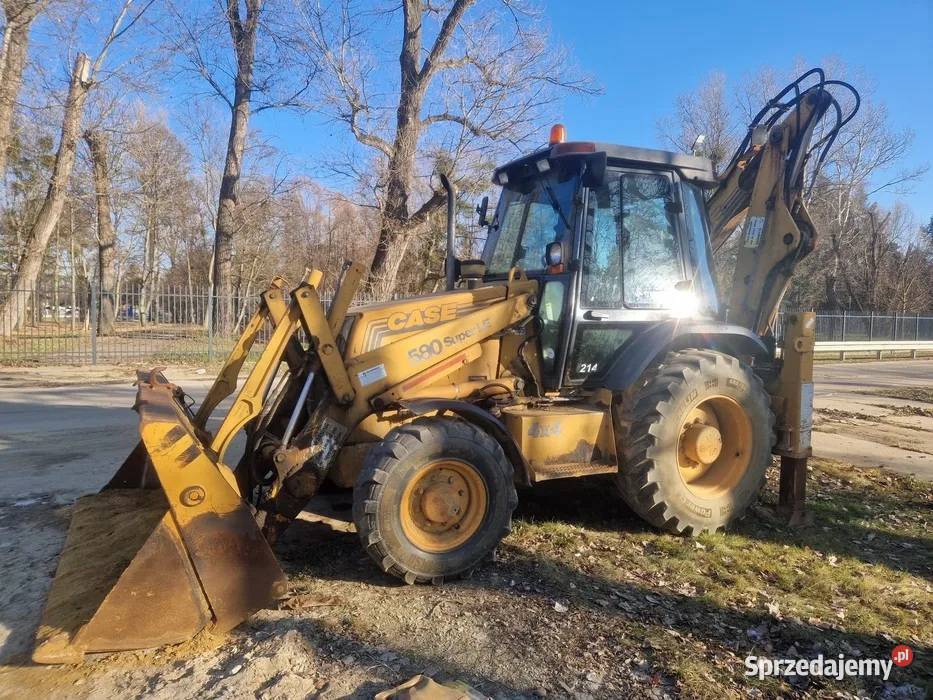 Koparko Ładowarka CASE 580 SLE teleskop jcb cat Ładowacze czołowe Dziedzice