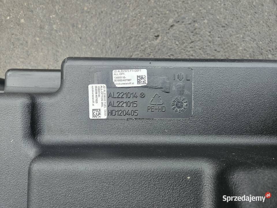 Zbiornik Paliwa John Deere Adblue Diesel Bak Pozostałe Szprotawa