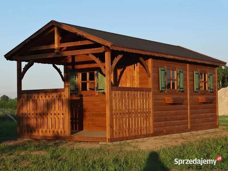 Domek z wiatą na kosz zadaszenie na kosz domki Piła Pierwsza