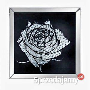 Lustrzany obraz z kryształkami Glamour Róża małopolskie