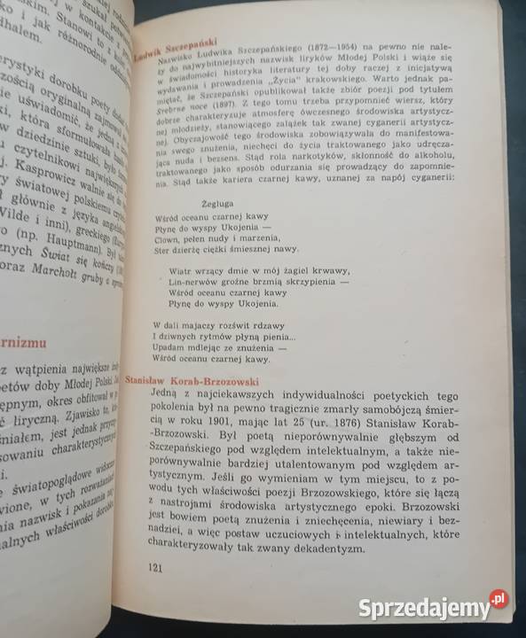 Tomasz Weiss Literatura Młodej Polski WSiP 1984 Koźminek