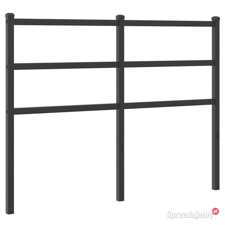 Metalowe wezgłowie czarne 120 WM355396 Warszawa