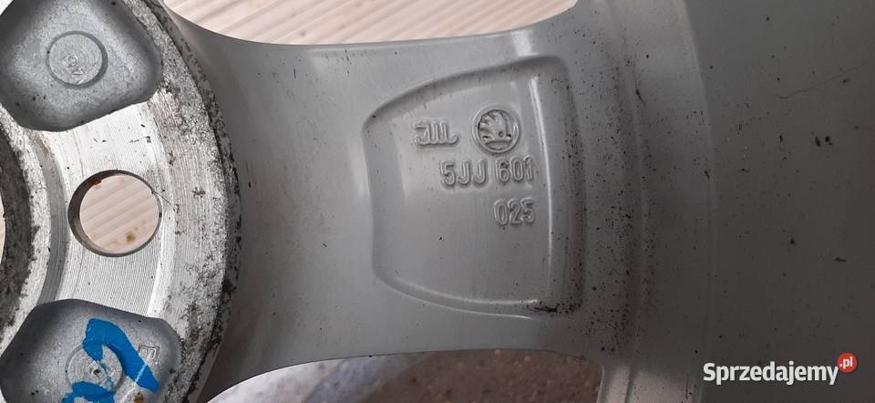 Skoda RAPID ALUFELGI KOŁA 5x100 ET38 5JJ601025 pomorskie Kościerzyna