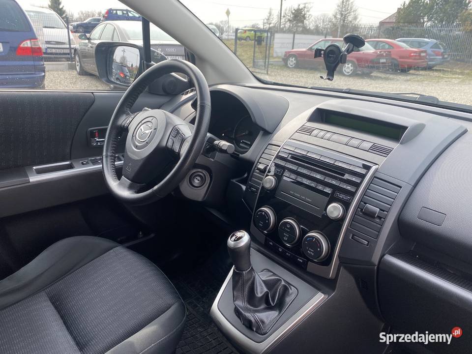 Mazda 5 welurowa tapicerka Paniówki