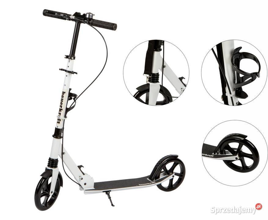 Duża składana hulajnoga 95105 hamulec ręczny wielkopolskie Poznań