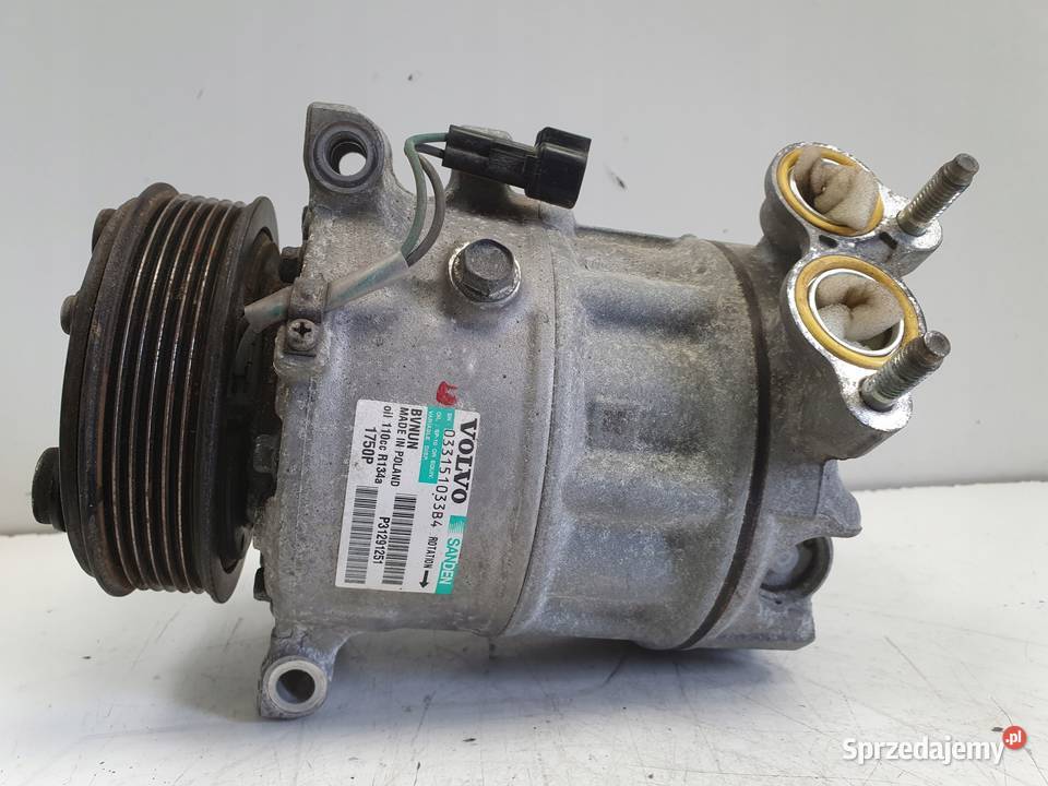 SPRĘŻARKA KLIMATYZACJI Volvo S60 II 16 D2 osobowe Kompresory klimatyzacji Chełm