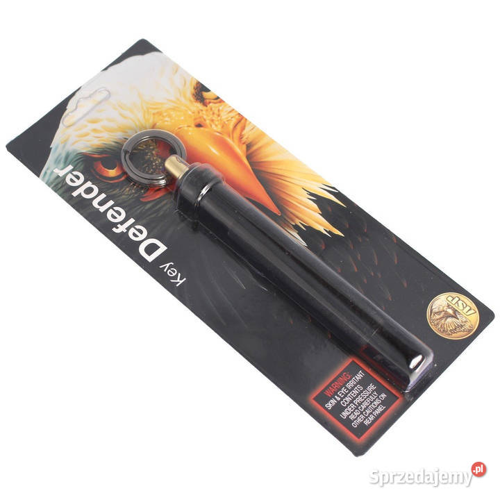 Kubotan z gazem OC ASP Key Defender 575 Black Warszawa