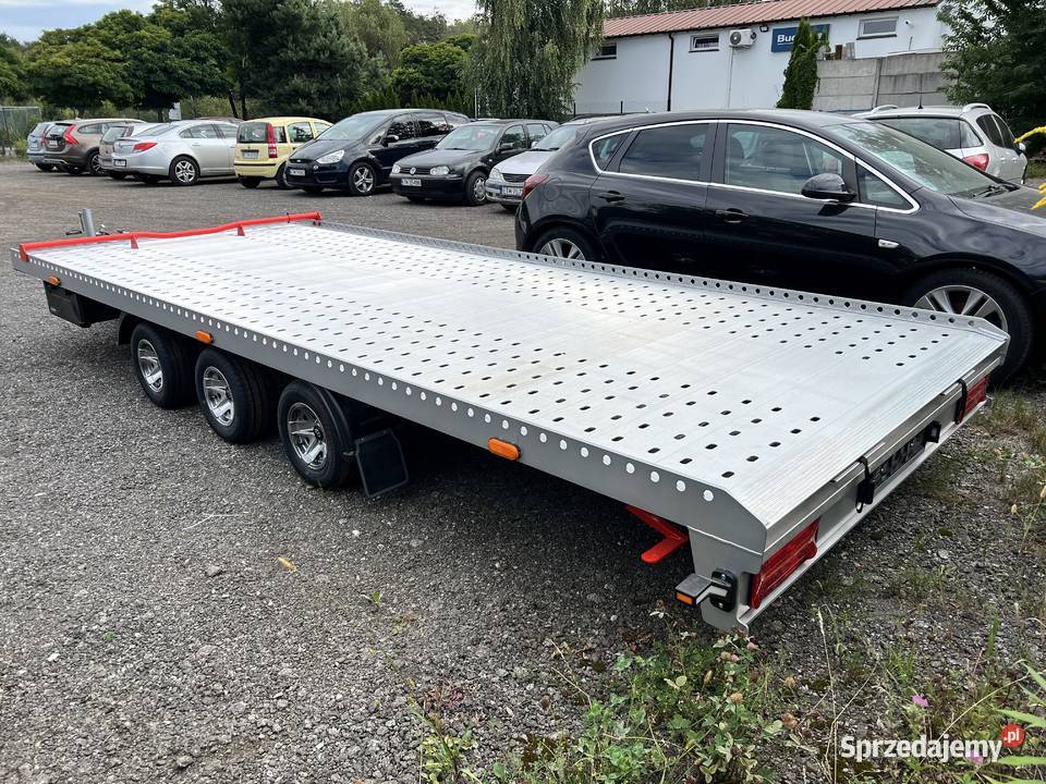 Przyczepa aluminiowa Blackline 6m x 21m 3 osiowa śląskie Bytom