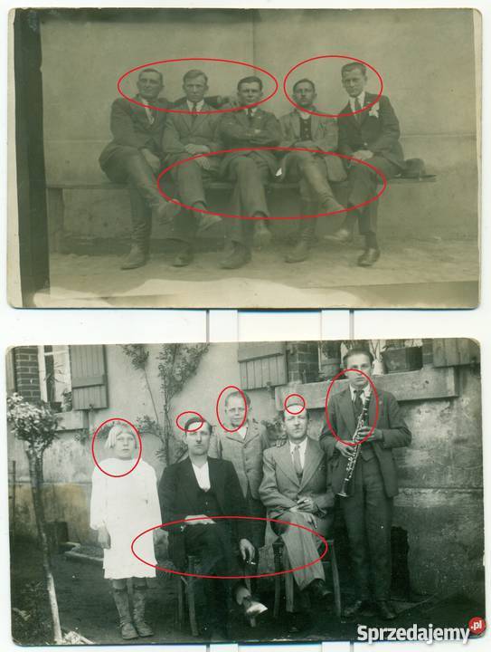 Stare zdjęcie fotografia rodzina opis Kalisz Bielsko-Biała