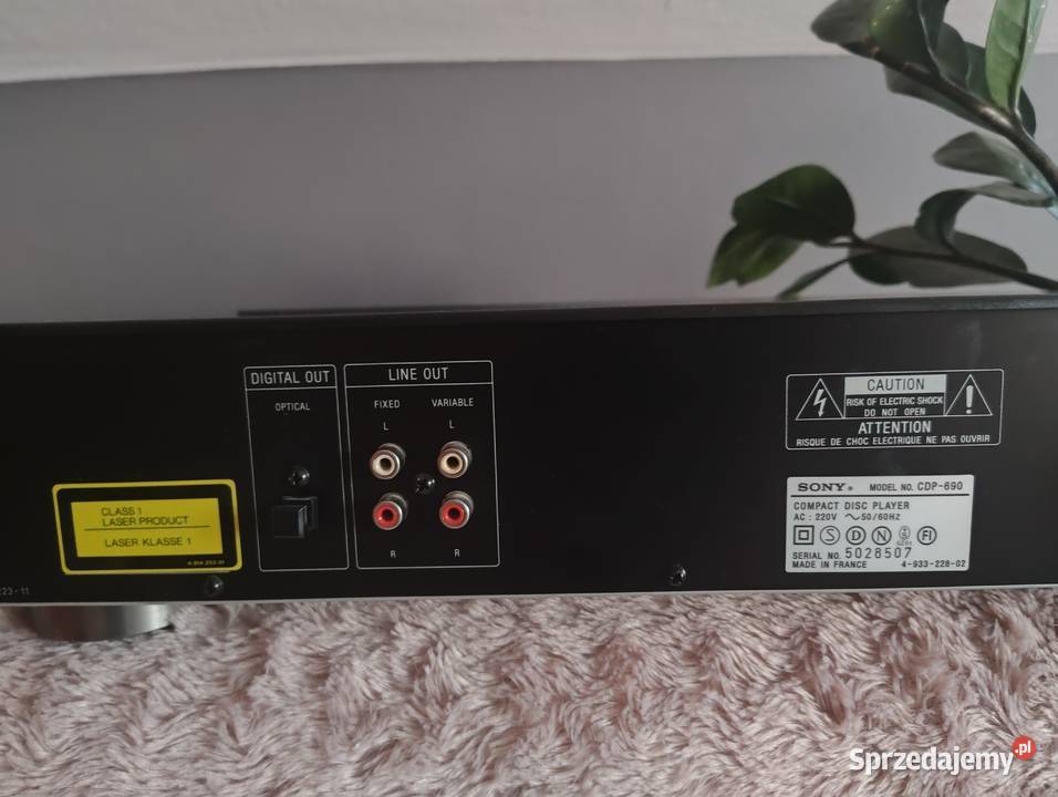 Odtwarzacz CD Sony cdp 690 Odtwarzacze CD i MD Trzebuska