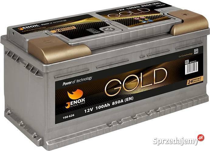 Akumulator Jenox Gold 100Ah 850A osobowe Zakopane