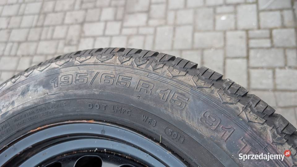 Koło zapasowe pełnowymiarowe 6j15 4x108 et37 śląskie Ustroń sprzedam