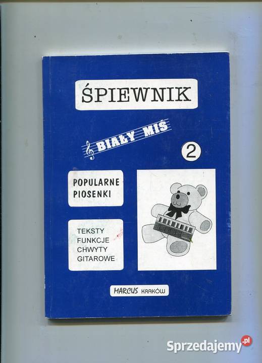 Śpiewnik Biały Miś 2 Popularne piosenki Szczecin sprzedam