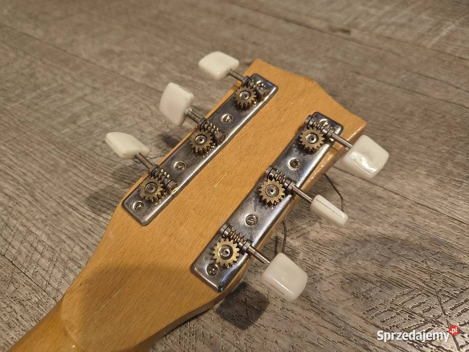 Polska gitara Defil jazz komplet z pokrowcem Skawina sprzedam
