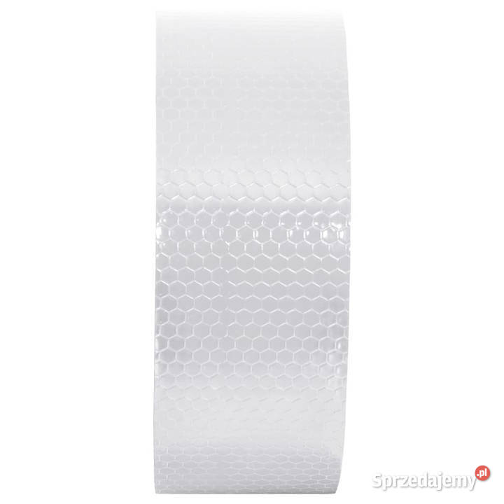 Taśma odblaskowa biały 5 x 20 m PVC WM153116 Pozostałe