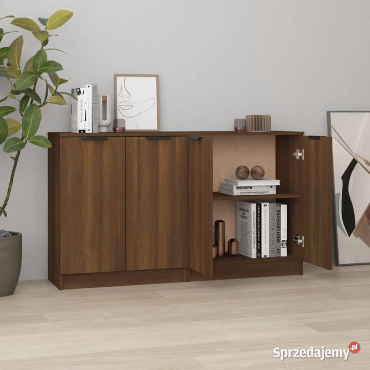 Szafki 2 brązowy dąb 60x30x70 materiał Warszawa