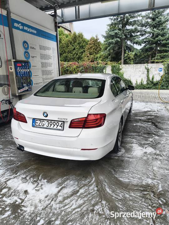 BMW 520i F10 2013 Biały diamentZadbanyGotowy do 135KM łódzkie Aleksandrów Łódzki