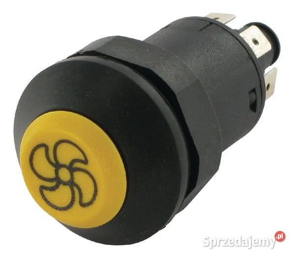 Przełącznik przyciskowy wentylatora okrągły Kamionna