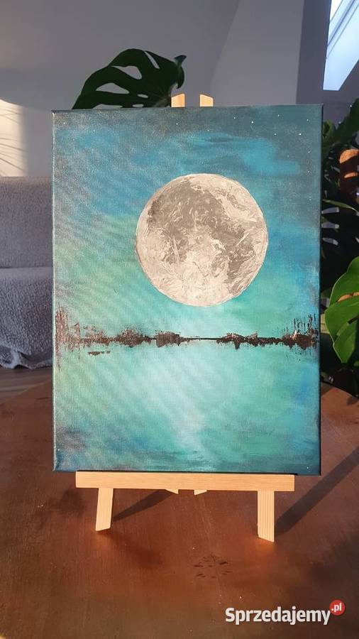 Średnie obrazy 30 x 40 akryl na płótnie śląskie Dąbrowa Górnicza