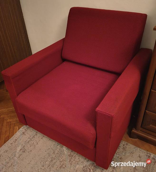 Fotel rozkładany z funkcją spania Poniatowa sprzedam