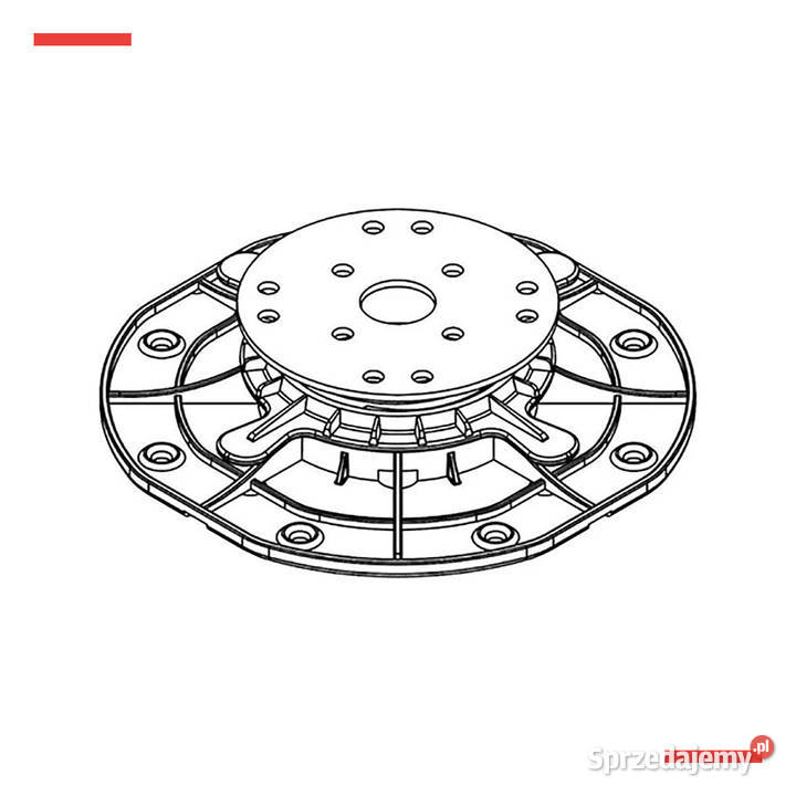 Wspornik tarasowy regulowany 3045 mm do legarów Kraków